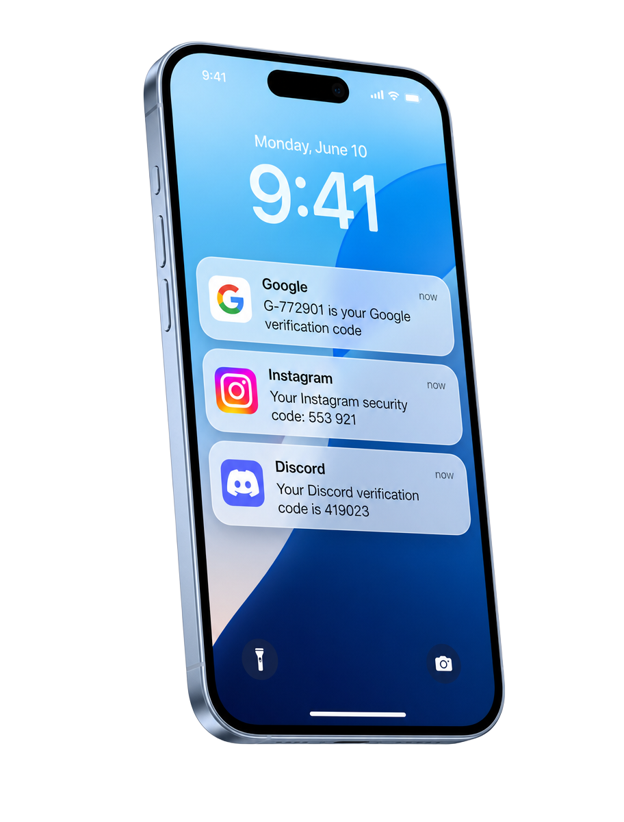 Plusieurs codes SMS reçus dans PingCode